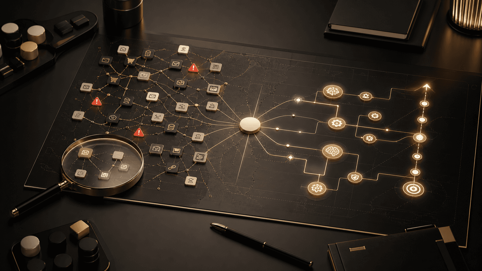 Digital Systems & AI Audit visual system map